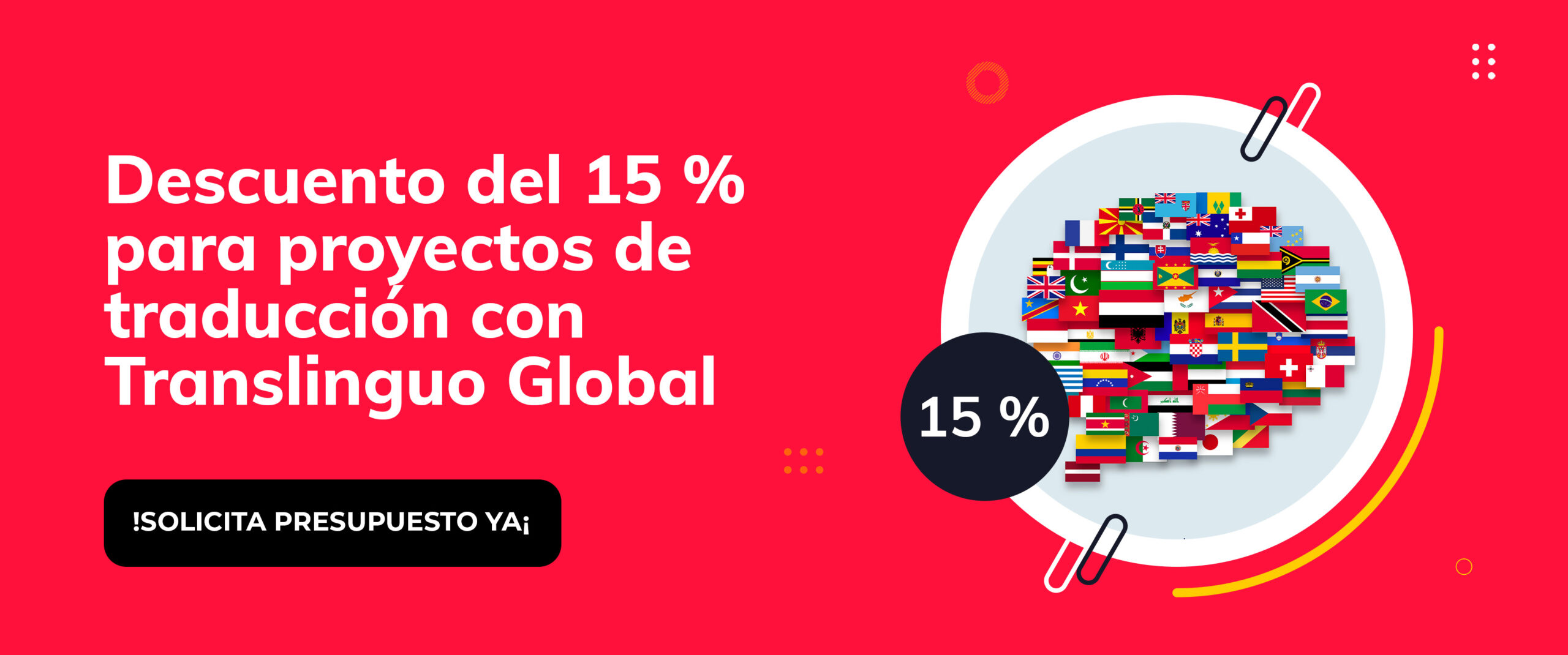 15% Discount Translinguo global