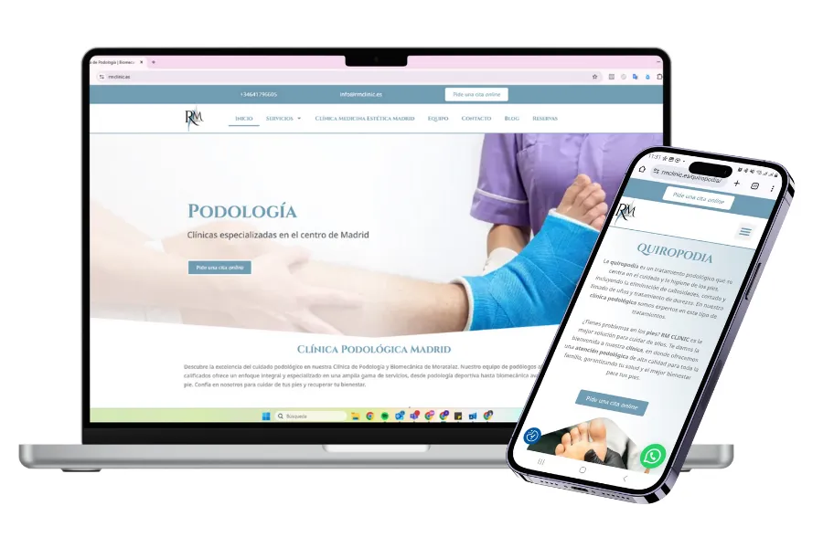 Diseño web para clínicas