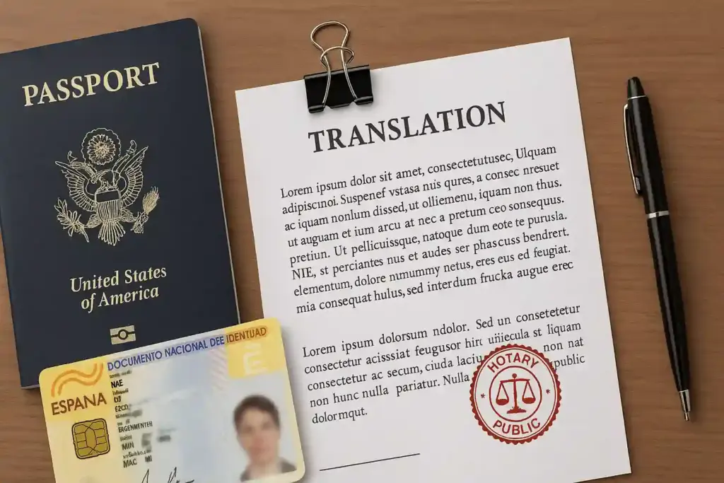 Traducción jurada de tu DNI, NIE o pasaporte