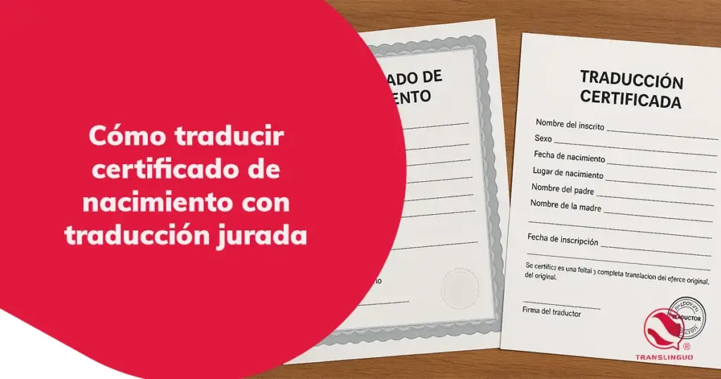 Traducir Certificado de Nacimiento