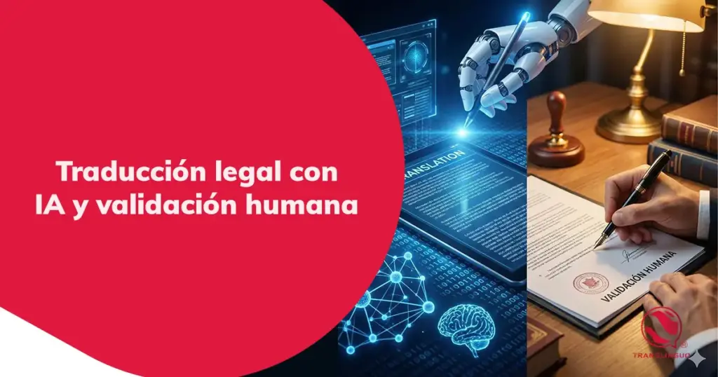 Traducción legal con IA y validación humana
