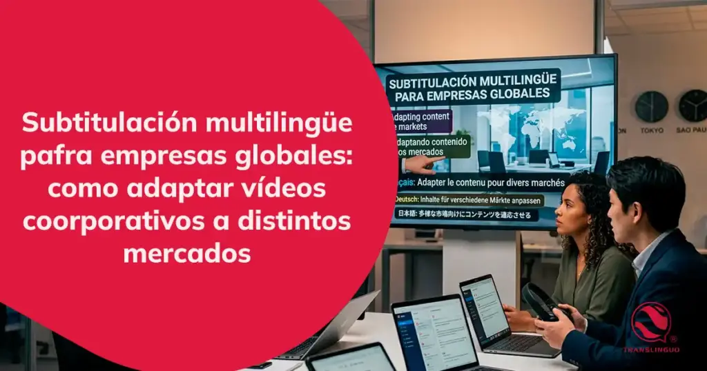 Subtitulación multilingüe para empresas globales