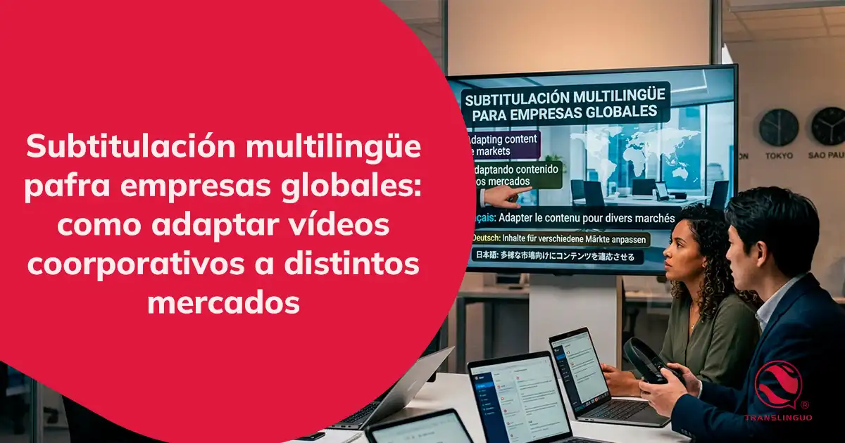 Subtitulación multilingüe para empresas globales