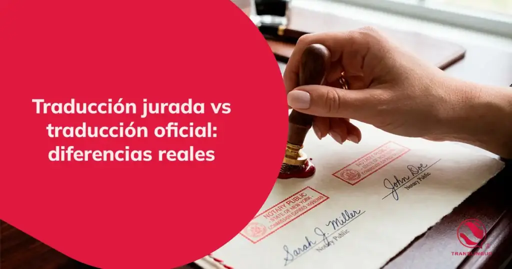 Traducción jurada vs traducción oficial: diferencias reales