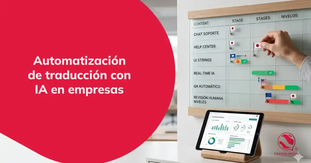 Automatización de traducción con IA en empresas: cómo integrar traducción IA en tiempo real