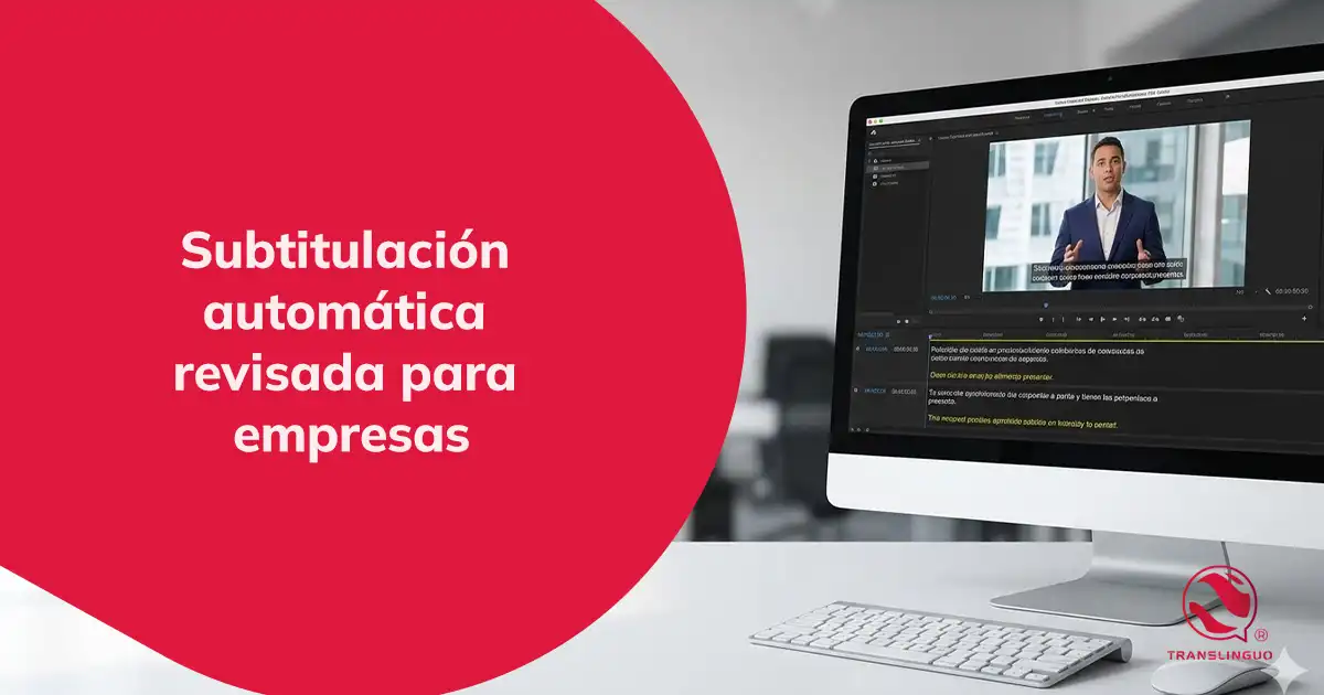 Subtitulación automática revisada para empresas: cómo escalar contenido audiovisual multilingüe